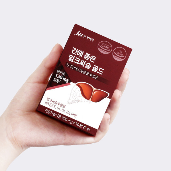 JW중외제약 간에 좋은 밀크씨슬 골드 실리마린 간영양제 6박스 선물세트 (6개월분)